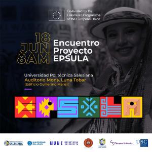Afiche del Encuentro Internacional del Proyecto EPSULA 2025